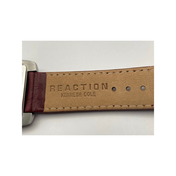 Kenneth Cole Reaction Mens V297-03 Watch 37mm New Battery WR Adjustable Band - Picture 3 of 13